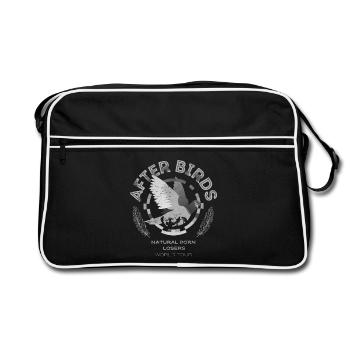 After Birds, Natural Born Losers world tour - Retro Bag - black/white - Front