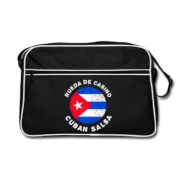 Rueda de Casino - Salsa cubaine - Sac Retro - noir/blanc - Devant