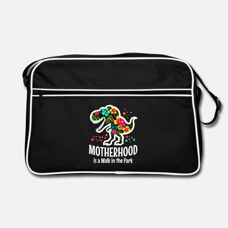 Muttersein ist ein Spaziergang im Park Retro Tasche
