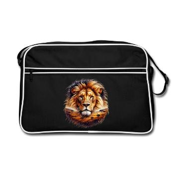 Lion - Sac Retro - noir/blanc - Devant