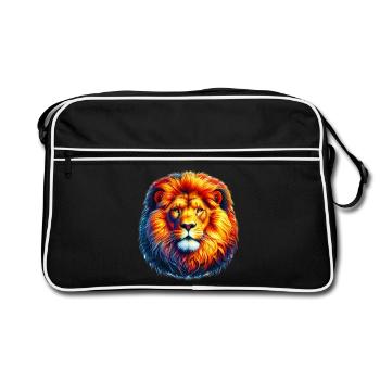 Lion - Sac Retro - noir/blanc - Devant