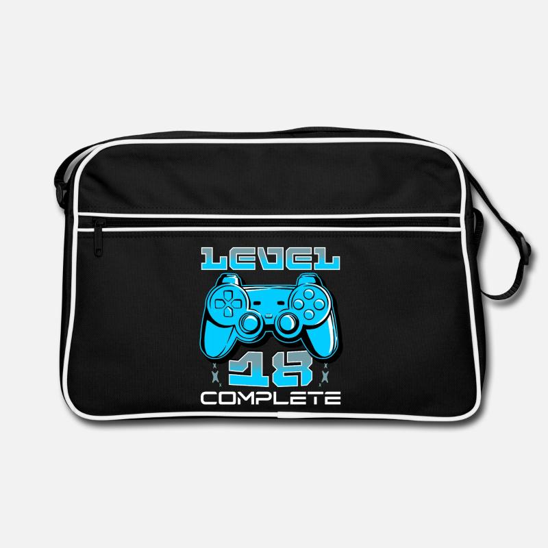 Manette de jeu complète de niveau 18 Sac Retro