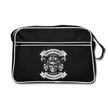 Sons of Arthritis Ibuprofen Chapter Biker - Retro Bag - black/white - Front
