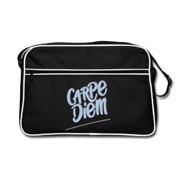 Carpe Diem - Sac Retro - noir/blanc - Devant