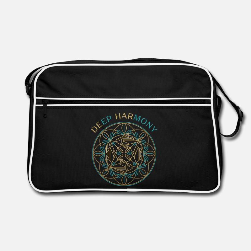 Deep Harmony Mandala Retro Tasche