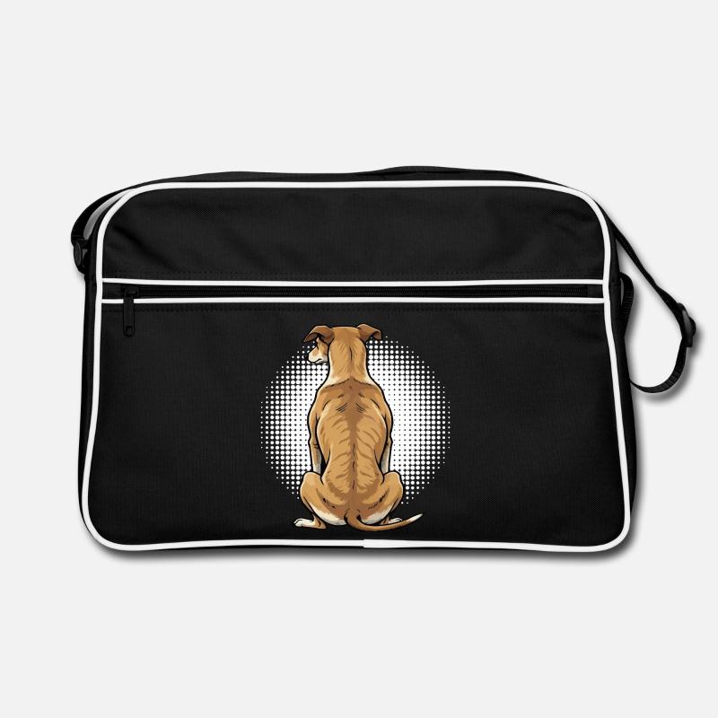 Whippet Greyhound Whippets Propriétaire de lévrier Sac Retro