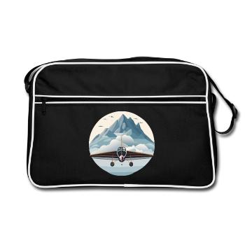 Glider2Wheel - Sac Retro - noir/blanc - Devant