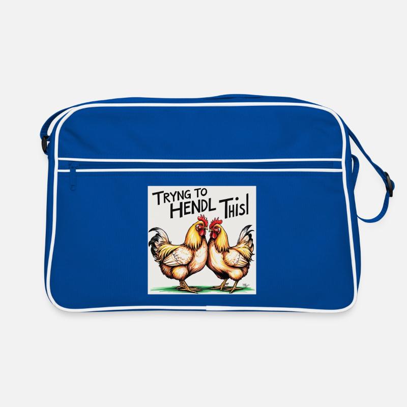 Poulets « Essayer de faire ça » Sac Retro