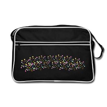 Bubbles | CARBONATED WATER - Retro Bag - black/white - Front