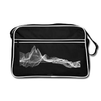 Cervin numérique - Sac Retro - noir/blanc - Devant