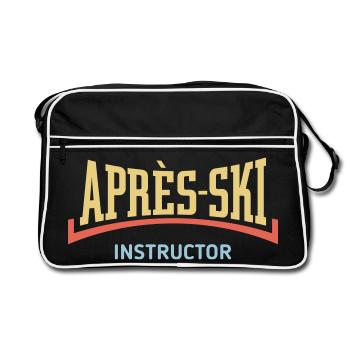 Après-Ski – Instructor (Konkav / Apres Ski / 3C) - Retro Tasche - Schwarz/Weiß - Vorne