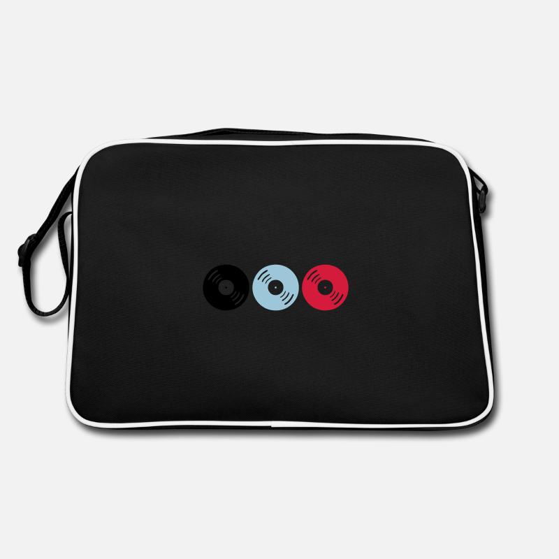 records 02 - Retro Bag - black/white