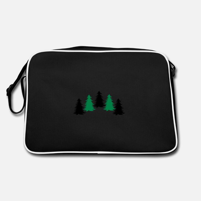 trees forest Retro Bag