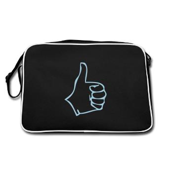 thumb ok valide1 - Retro Bag - black/white - Back