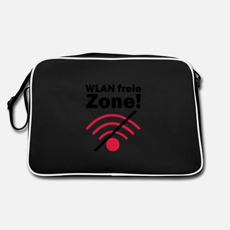 WLAN freie Zone! Retro Tasche