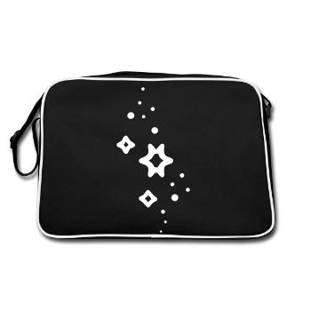 Glitter Star Star Decor - Sac Retro - noir/blanc - Dos