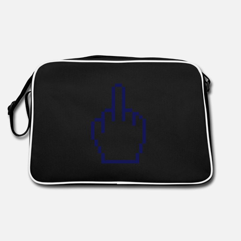 middle finger Retro Bag