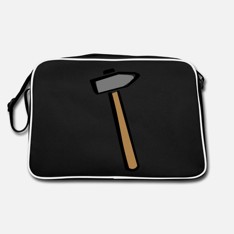 Tool handyman - Werkzeug Handwerker - Hammer Retro Tasche