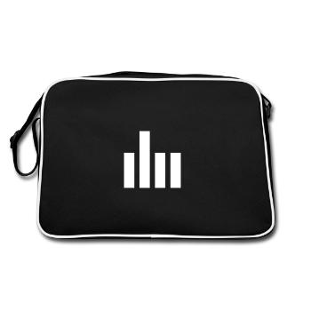 The Finger - Retro Bag - black/white - Back