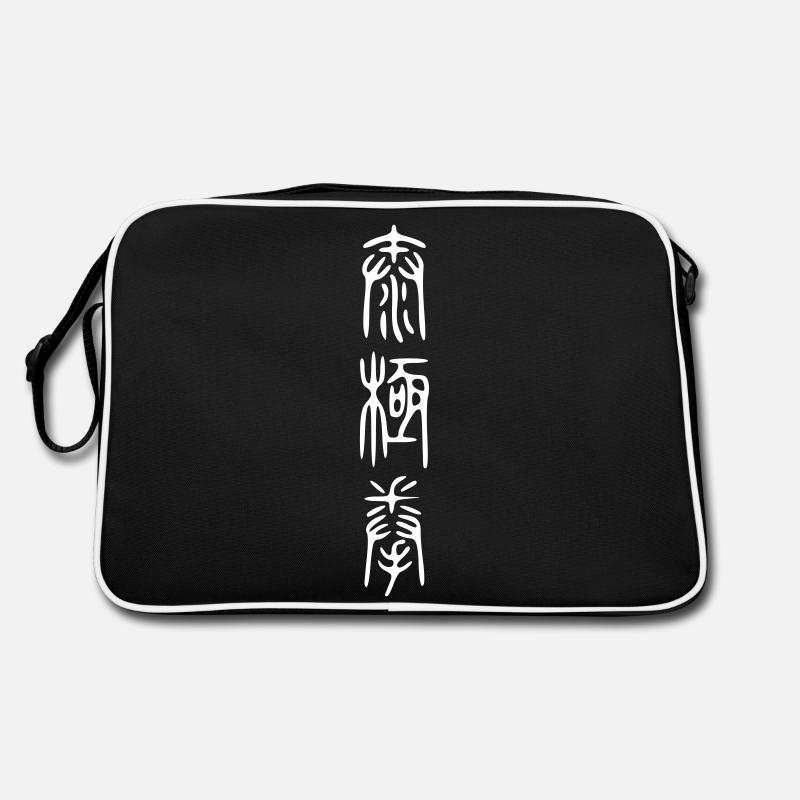 taiji schrift II Retro Tasche