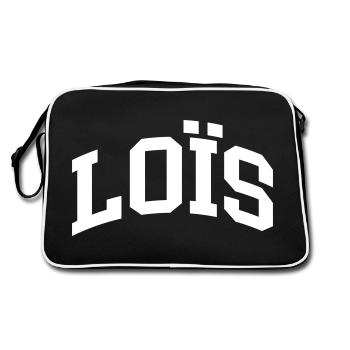 Loïs - Sac Retro - noir/blanc - Dos
