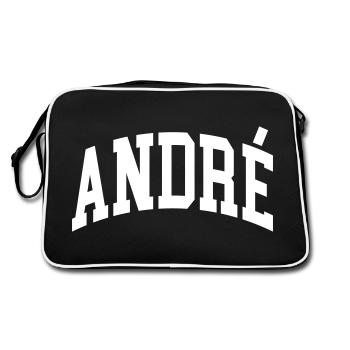 André - Sac Retro - noir/blanc - Dos