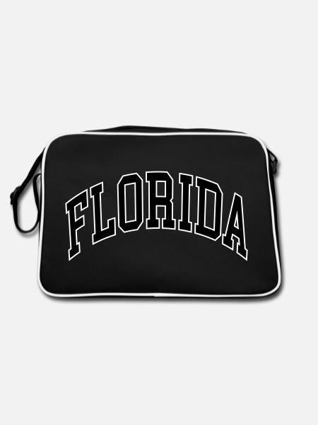 Florida - Retro Tasche - Schwarz/Weiß