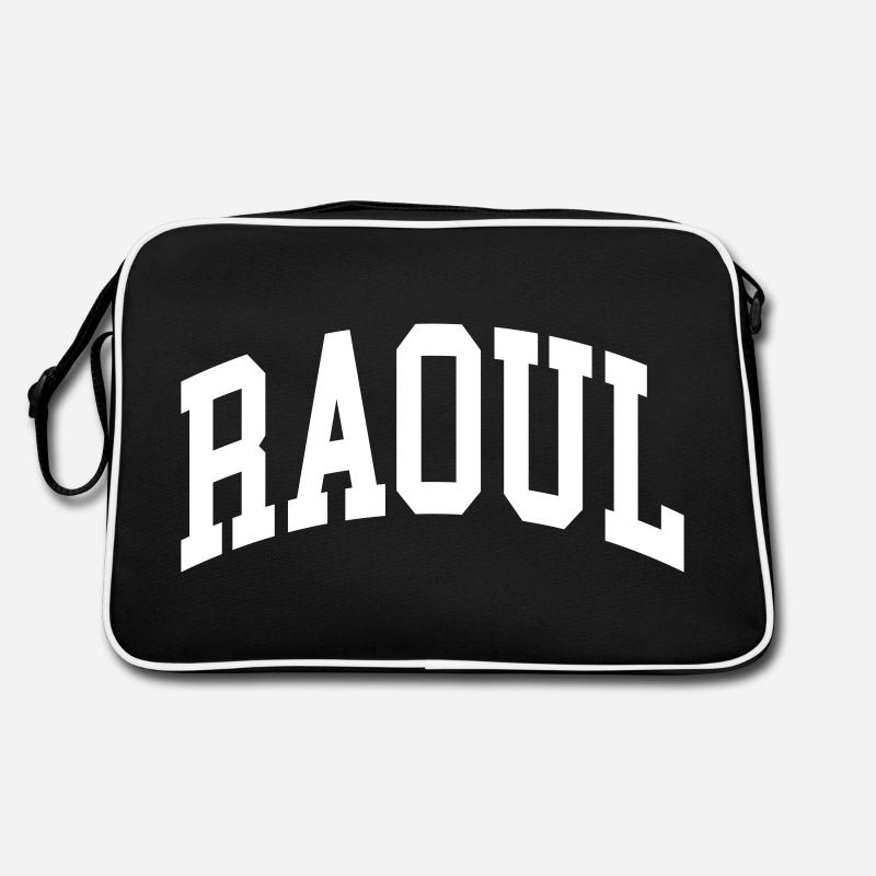 Raoul - Retro Tasche - Schwarz/Weiß