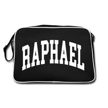 Raphael - Sac Retro - noir/blanc - Dos