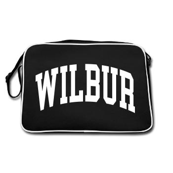Wilbur - Sac Retro - noir/blanc - Dos