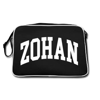 Mess - Retro Bag - black/white - Back