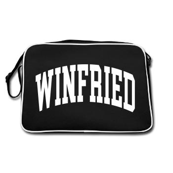 Anne - Retro Bag - black/white - Back