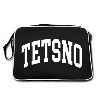 Tetsno - Sac Retro - noir/blanc - Dos