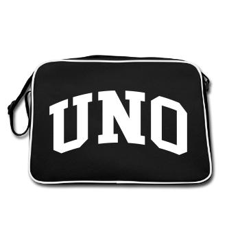 UN - Retro Bag - black/white - Back