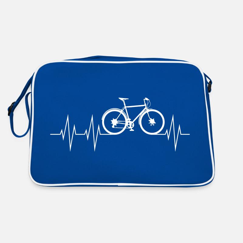 Fahrrad Herzschlag Retro Tasche