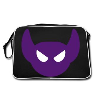 Halloween Ghost - Retro Bag - black/white - Back