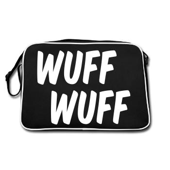 Woof, woof, le chien aboie - Sac Retro - noir/blanc - Dos