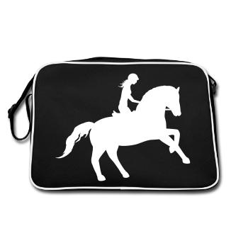 L’élégance équestre - Sac Retro - noir/blanc - Dos