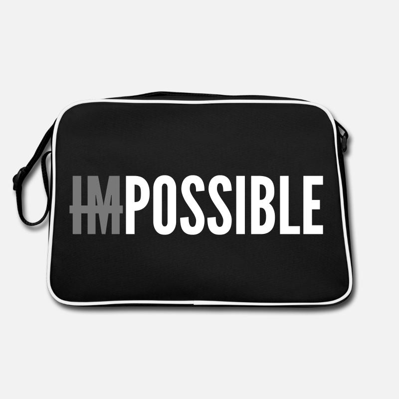 IMPOSSIBLE - POSSIBLE - Colors changeable. Retro Bag