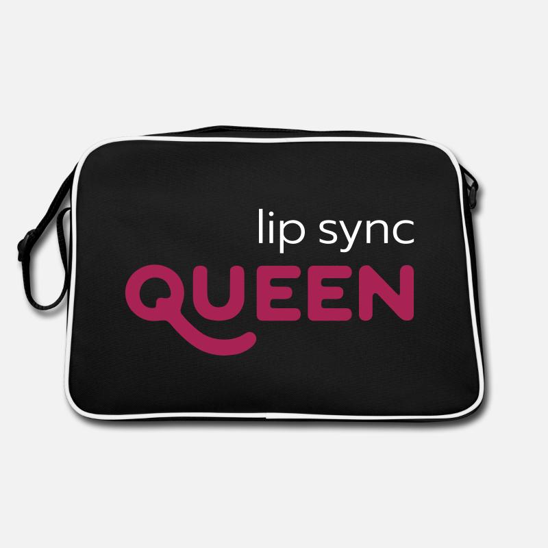 Lip Sync Drag Queen Geschenk Retro Tasche