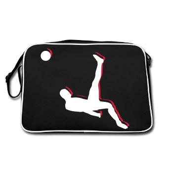 Soccer Overhead Kick Sports - Retro Bag - black/white - Back
