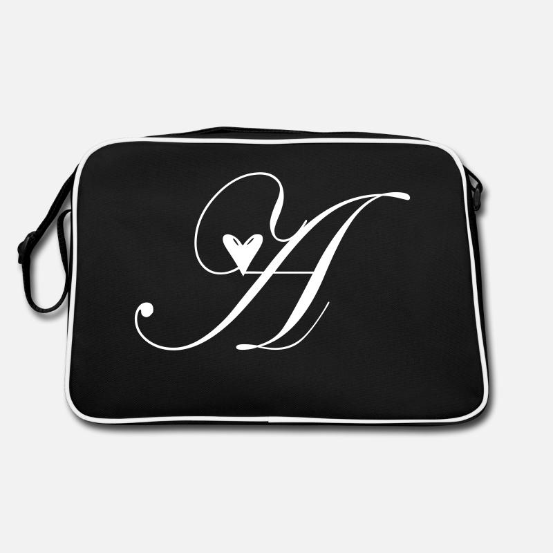 Monogramme Une Vigne Cœur Sac Retro