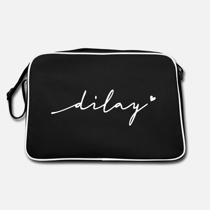 Dilay Cursive Name Retro Bag