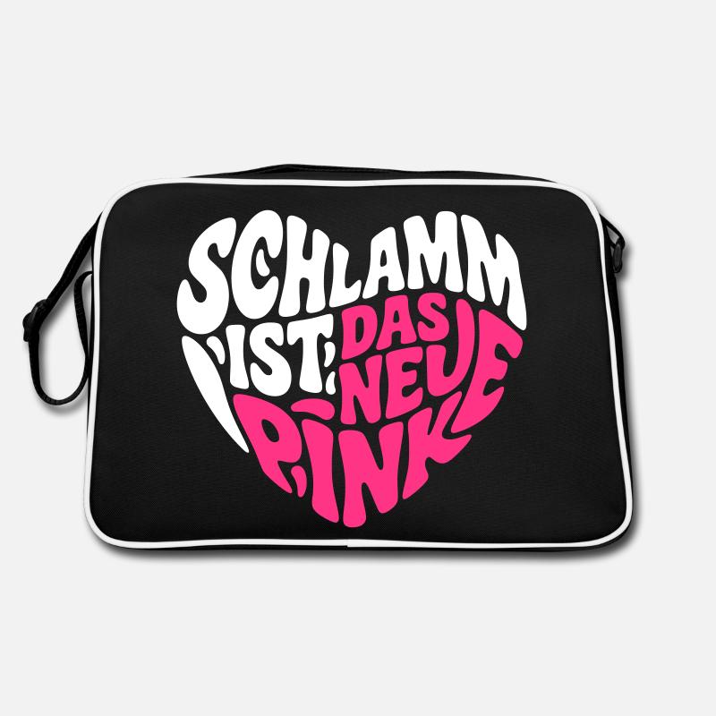 Schlamm ist das neue pink Retro Tasche