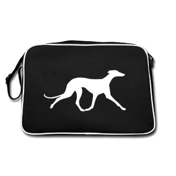 galgolaufend - Retro Bag - black/white - Back