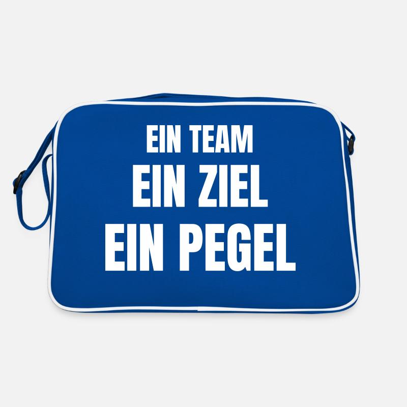 Ein Team Ein Ziel Ein Pegel Retro Tasche