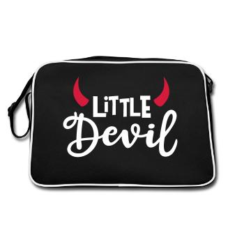 Little Devil Devil Horns Devil Horns Devil - Retro Bag - black/white - Back