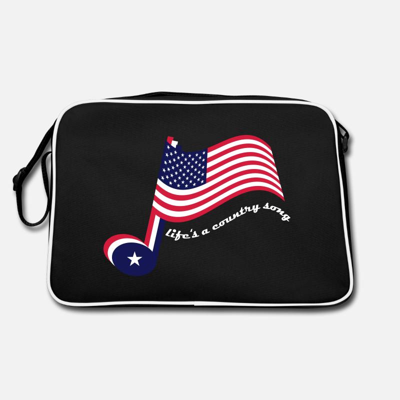 Das Leben ist ein Country-Song Retro Tasche