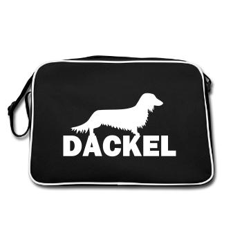 Teckel - Sac Retro - noir/blanc - Dos