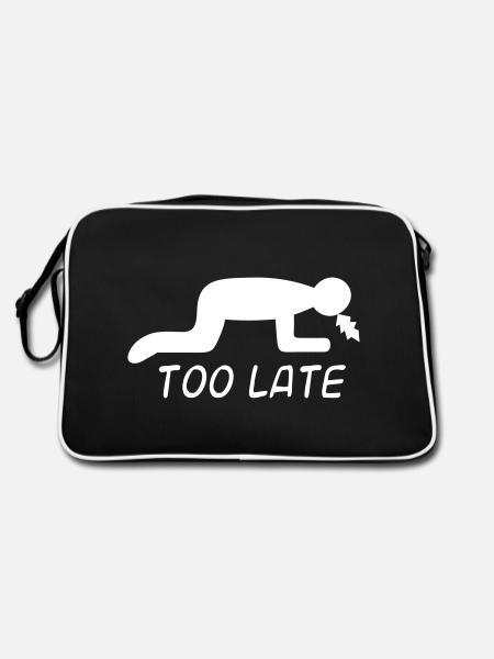 Alcool party chat cadeau pour les fêtards - Sac Retro - noir/blanc - Dos